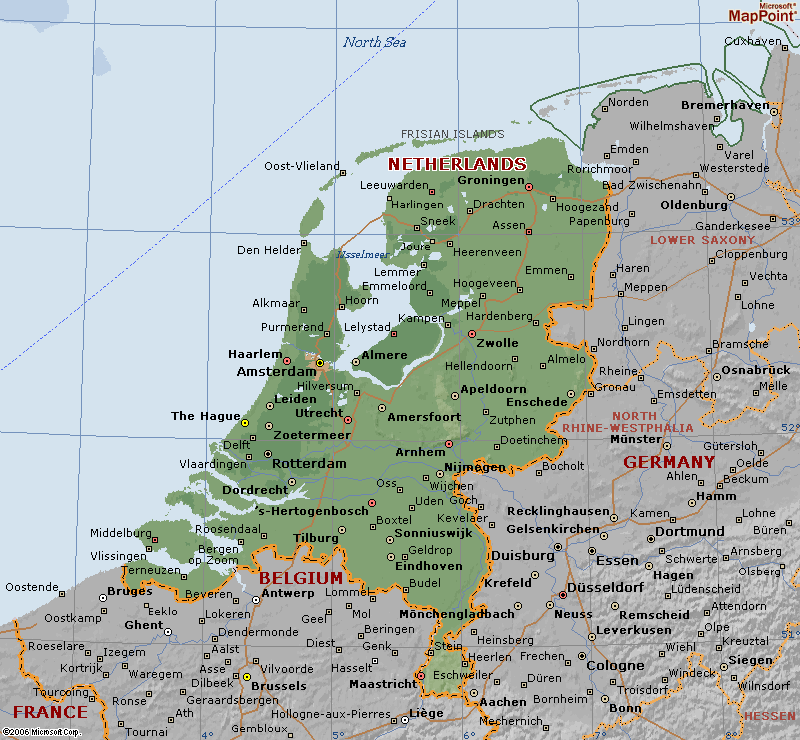 Deventer Karte - Niederlande